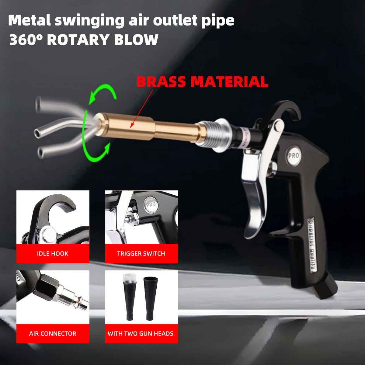 1 conjunto de pistola de limpe - Dirt Brush Interior avaliação e preço